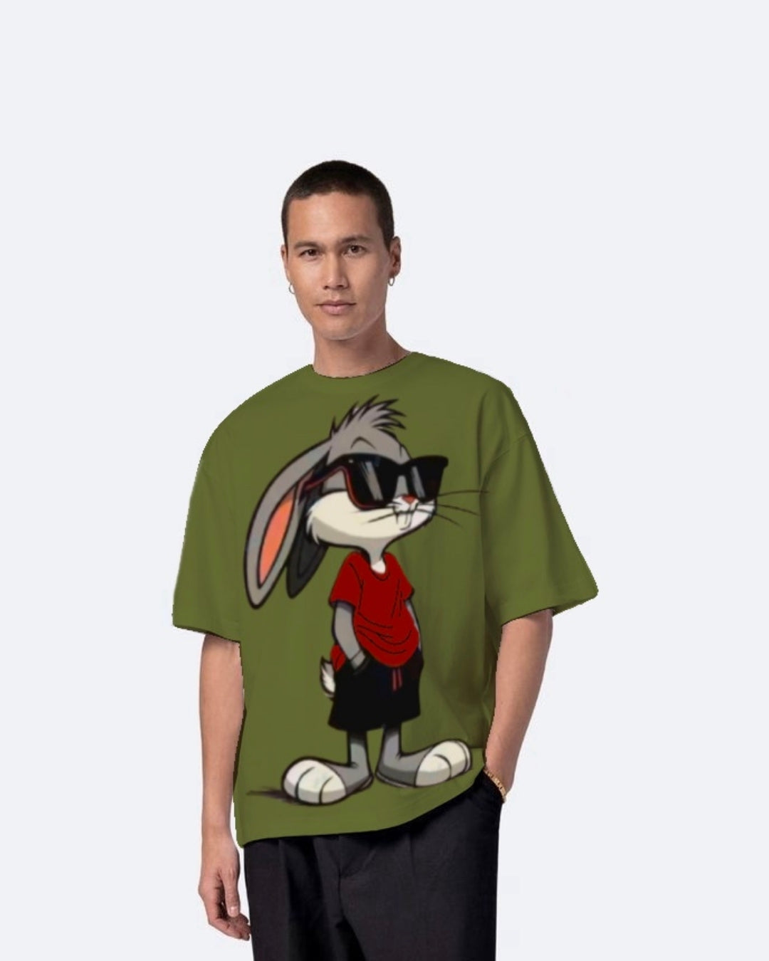 Tom Olive Urban Oversized T-Shirt for Men