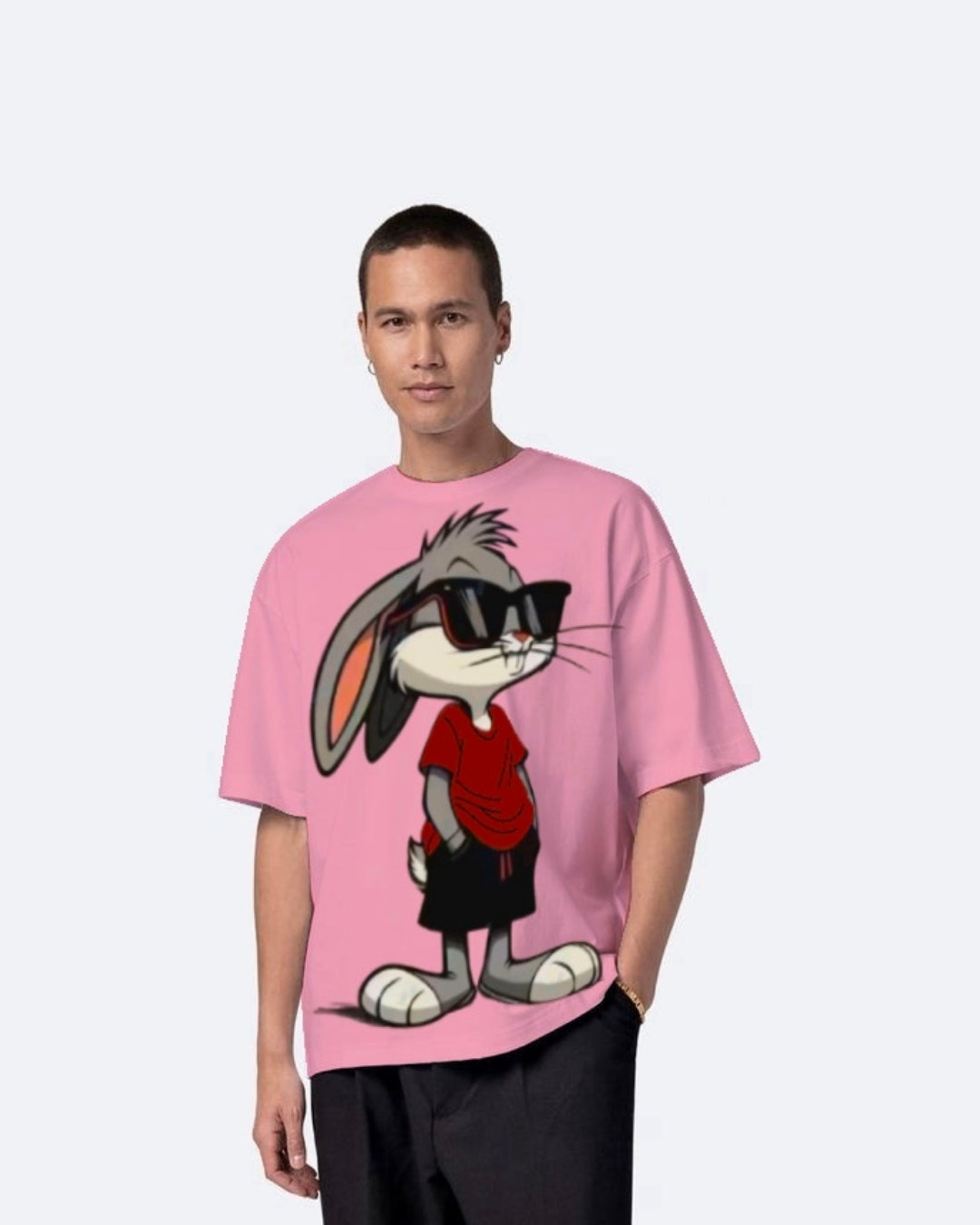 Tom Pink Urban Oversized T-Shirt for Men(*)