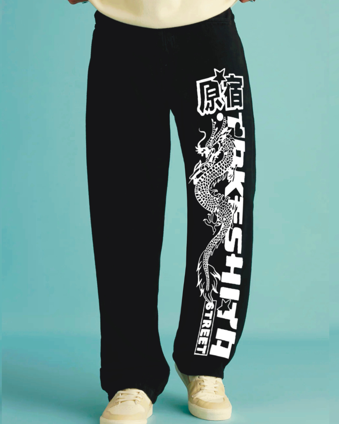 Dragon Adventure: Mens Black Cotton Pants(*)