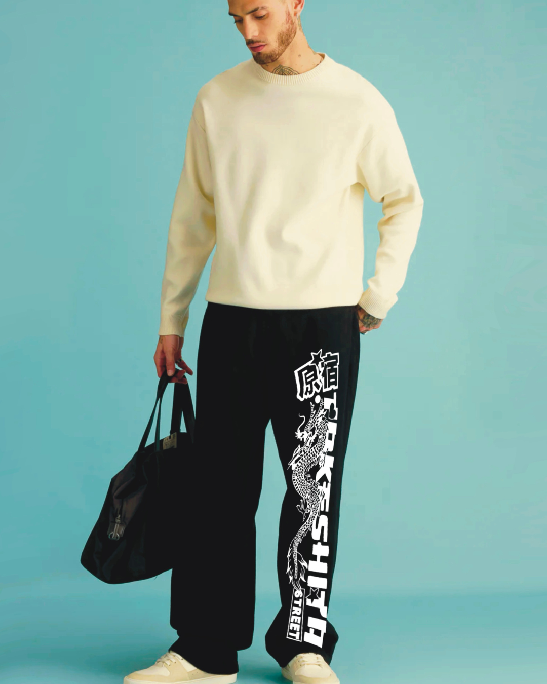 Dragon Adventure: Mens Black Cotton Pants(*)