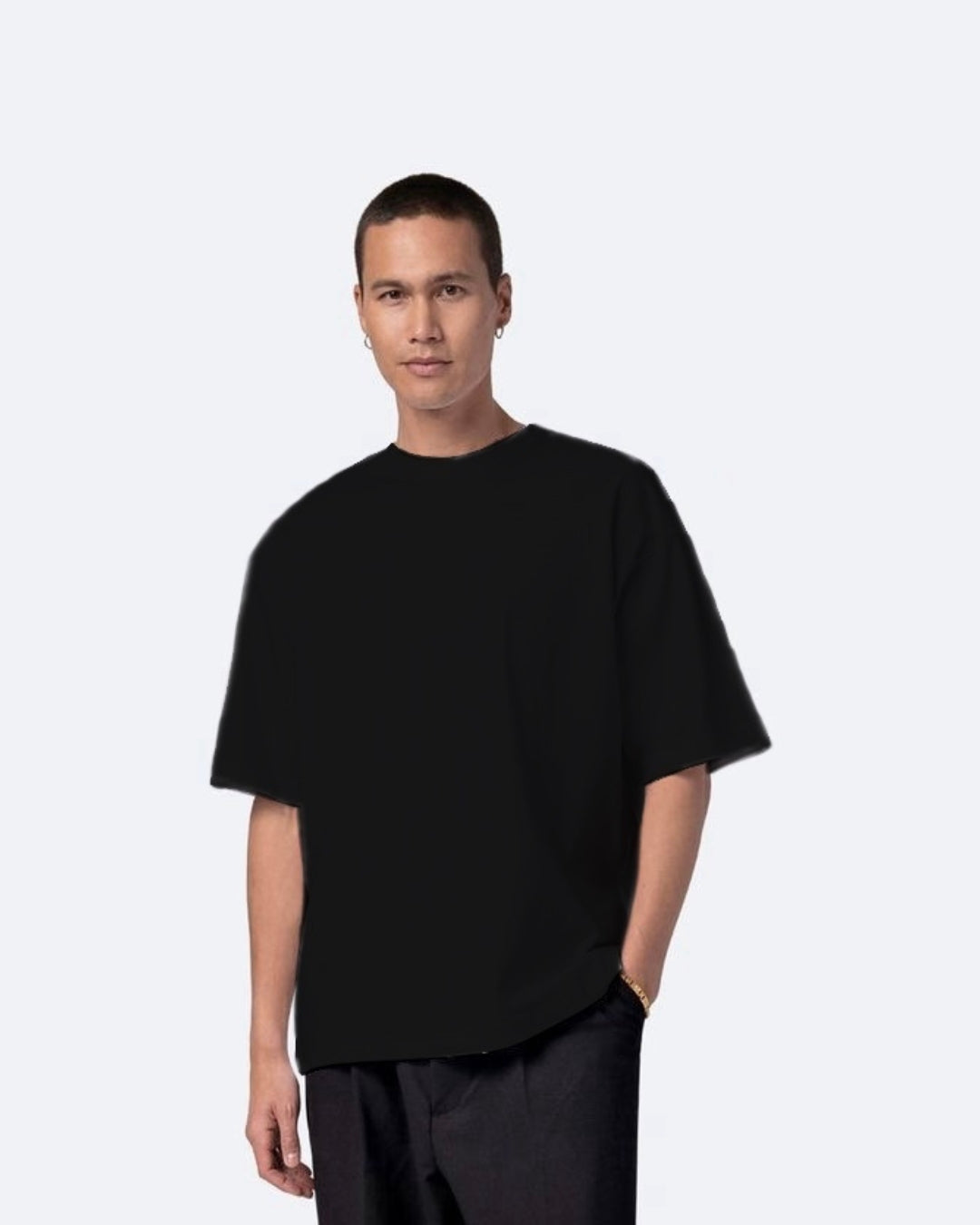 Dil Black Urban Unisex Oversized T-Shirt