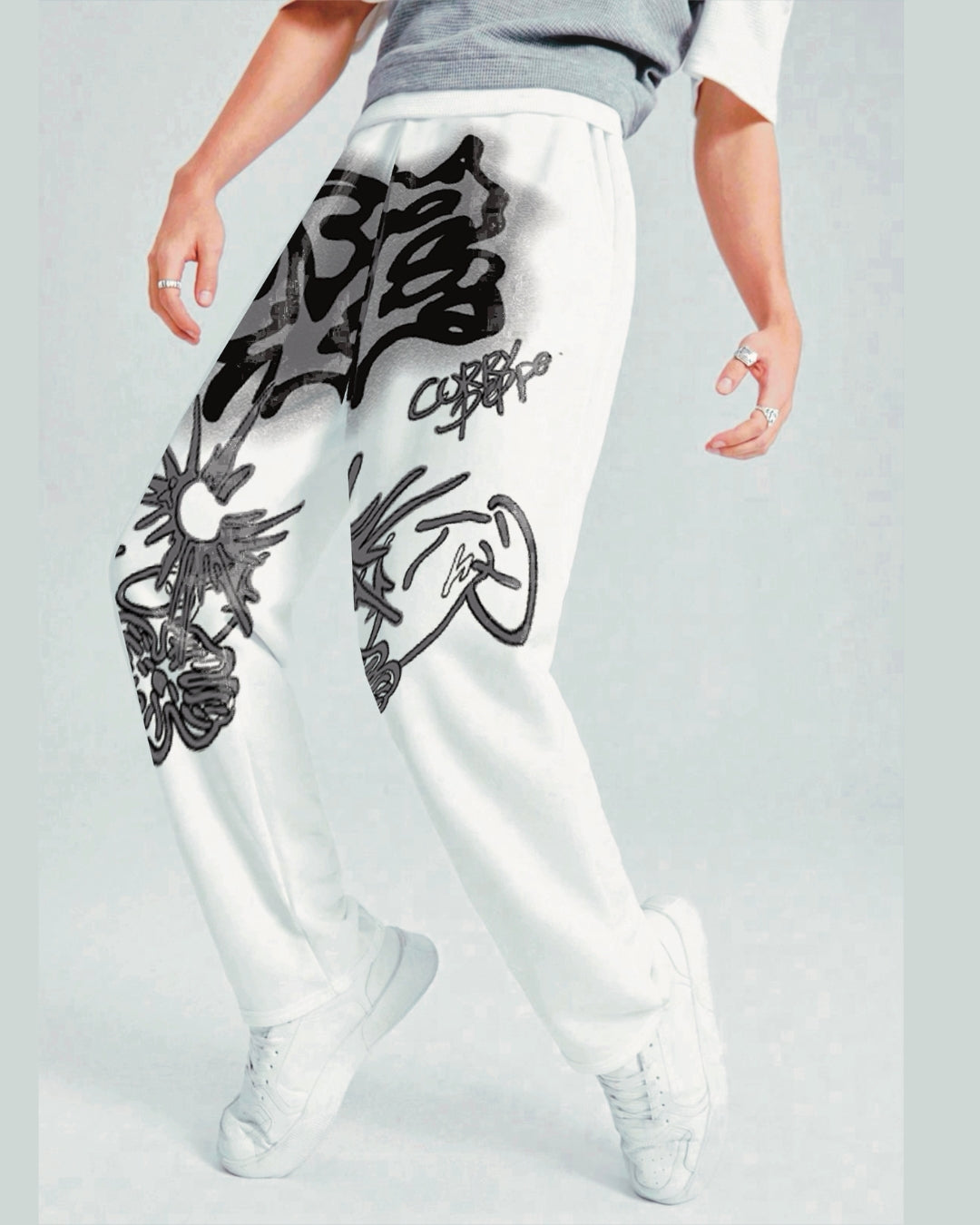 MEN'S WHITE ULTRASOFT COTTON PANT - CORRY STYLE(*)