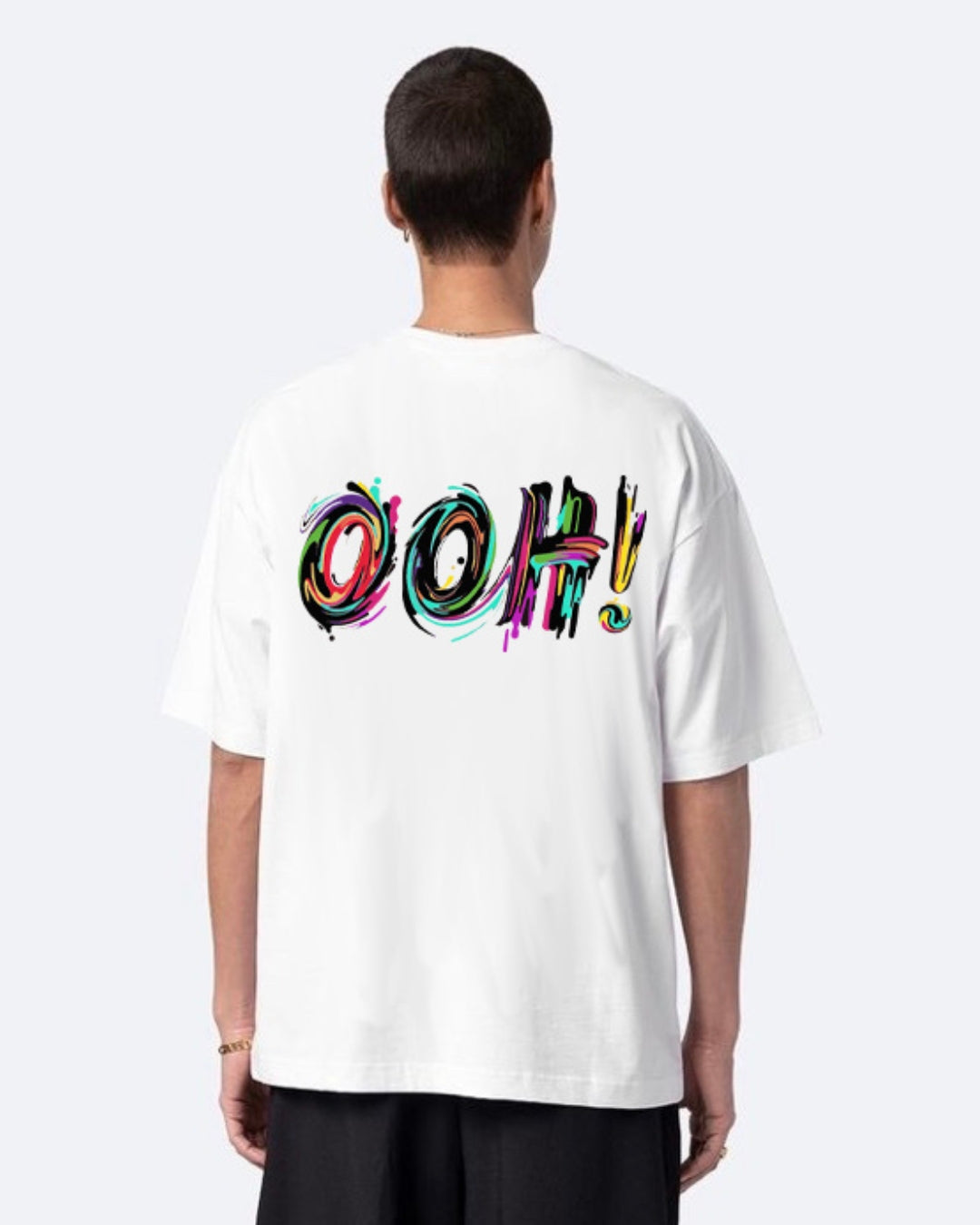 Gohan Unisex Exclusive Oversized Tee - White