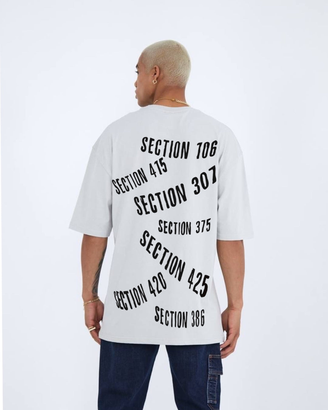 TAMANCHA UNISEX EXCLUSIVE OVERSIZED TEE - WHITE