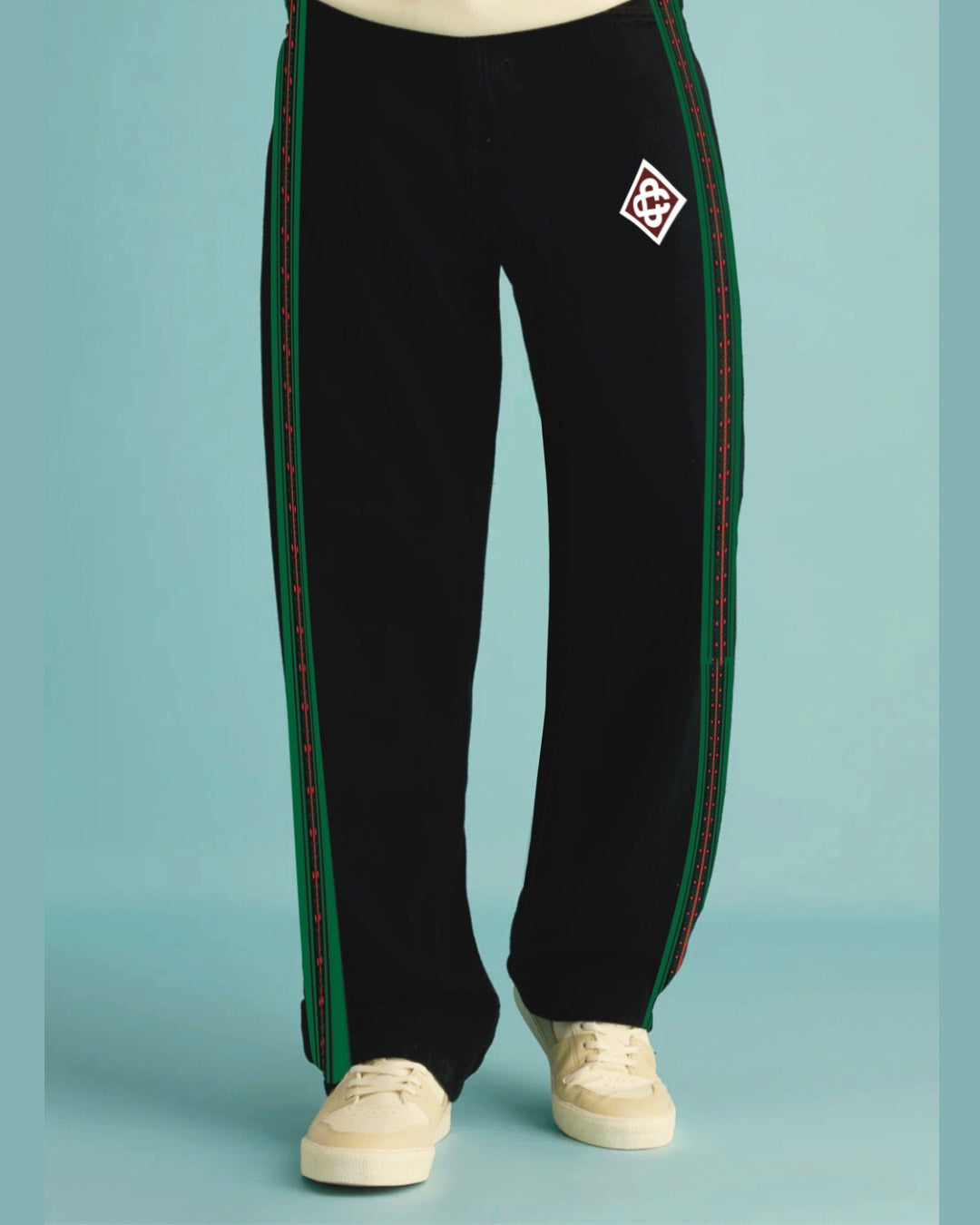 MEN'S DESIGNER BLACK COTTON PANT - DILJIT'S STYLE(*)