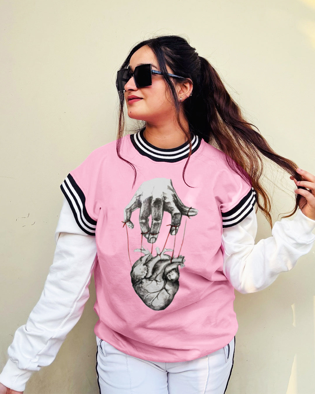 Women's Puppet Heart  Sweatshirt