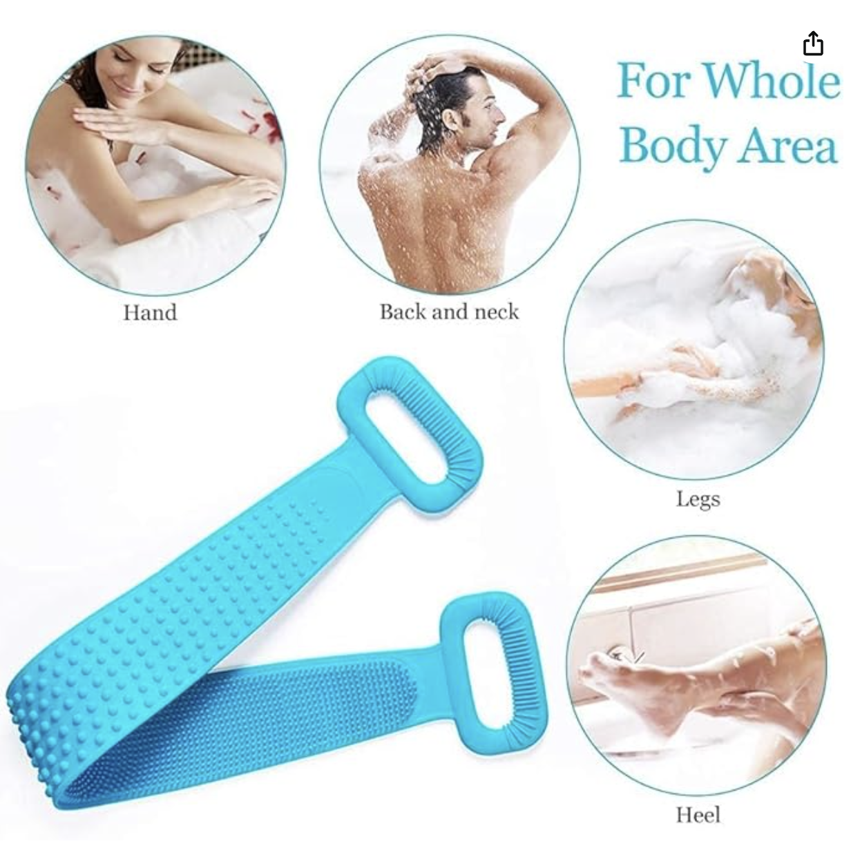 Silicone Back Scrubber Belt