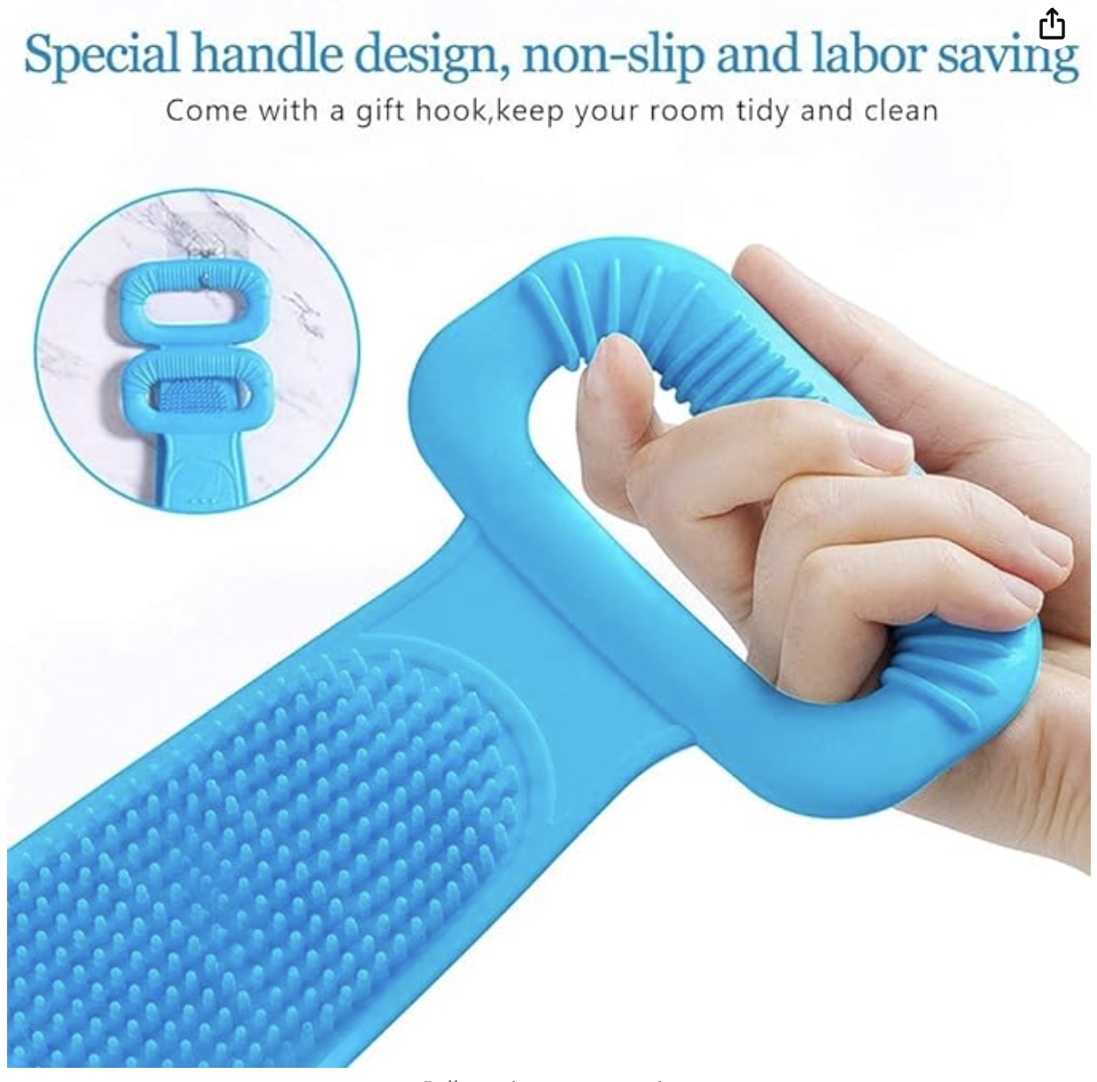 Silicone Back Scrubber Belt