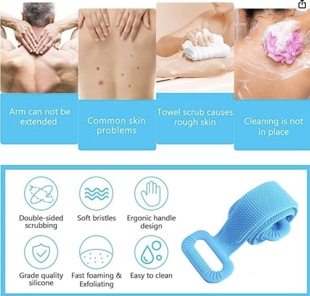 Silicone Back Scrubber Belt