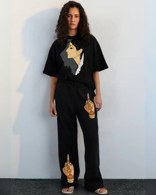 WOMEN'S RAW ENERGY CORDSET (BLACK AND BLACK)