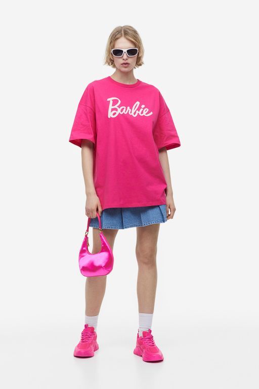 barbie oversized tee