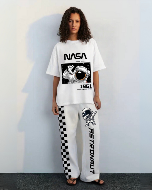 WOMEN'S GALAXY GEAR CORDSET (WHITE-WHITE)