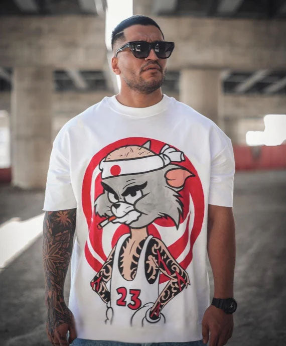 Buy Online Oversized T-Shirt For Men Bom-Tom Off White – Vyve