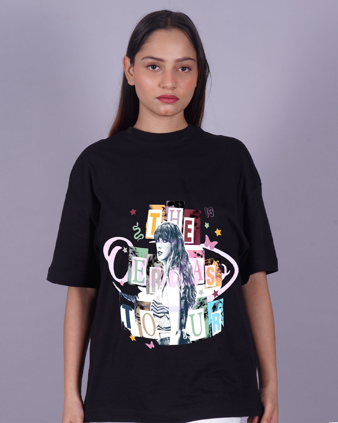 Fan Favorite Combo: Women's Taylor Swift Oversized Tees - Reputation & The Eras Tour