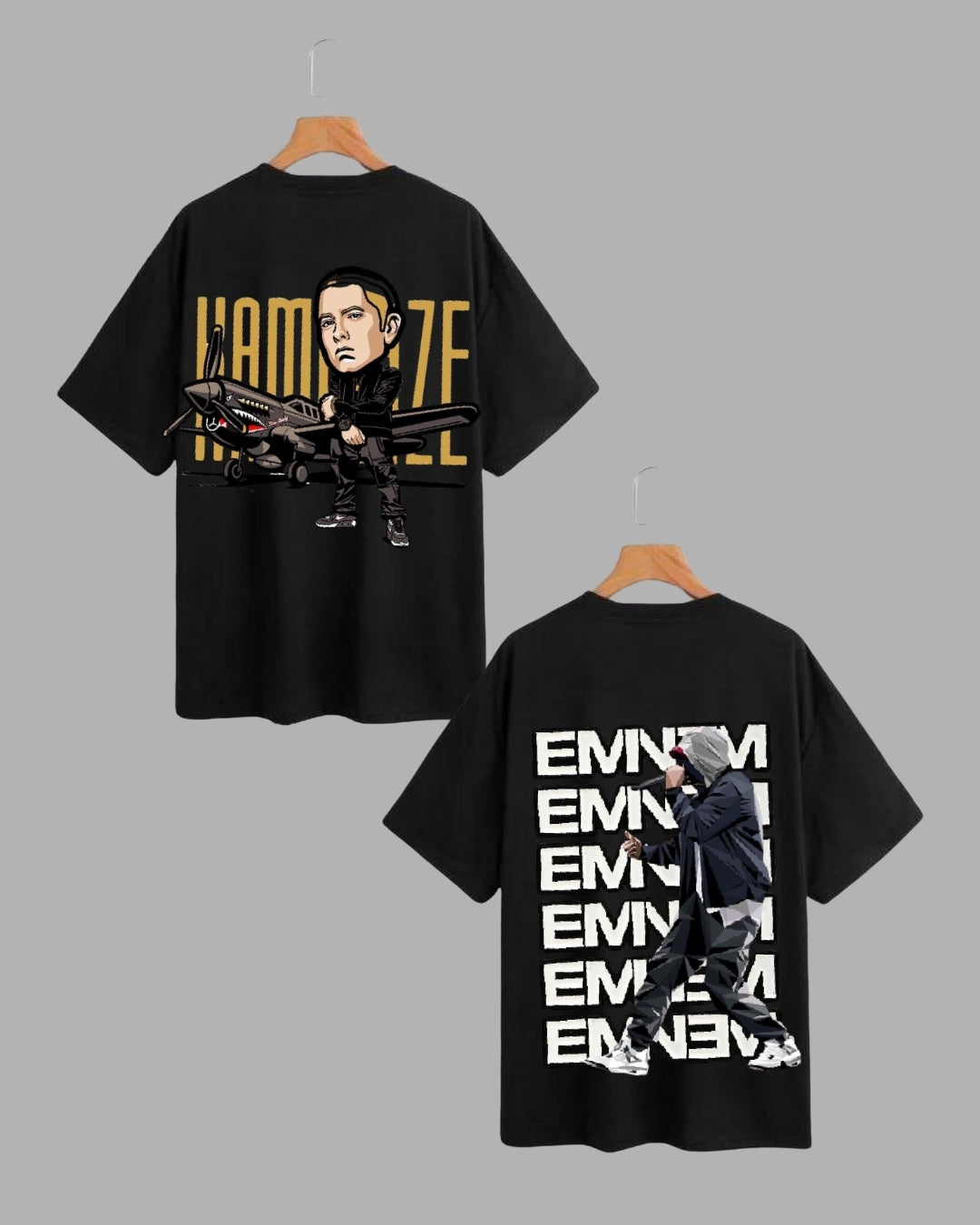 Women's T-shirt Combo: Eminem Kamikaze & Eminem Oversized Tees