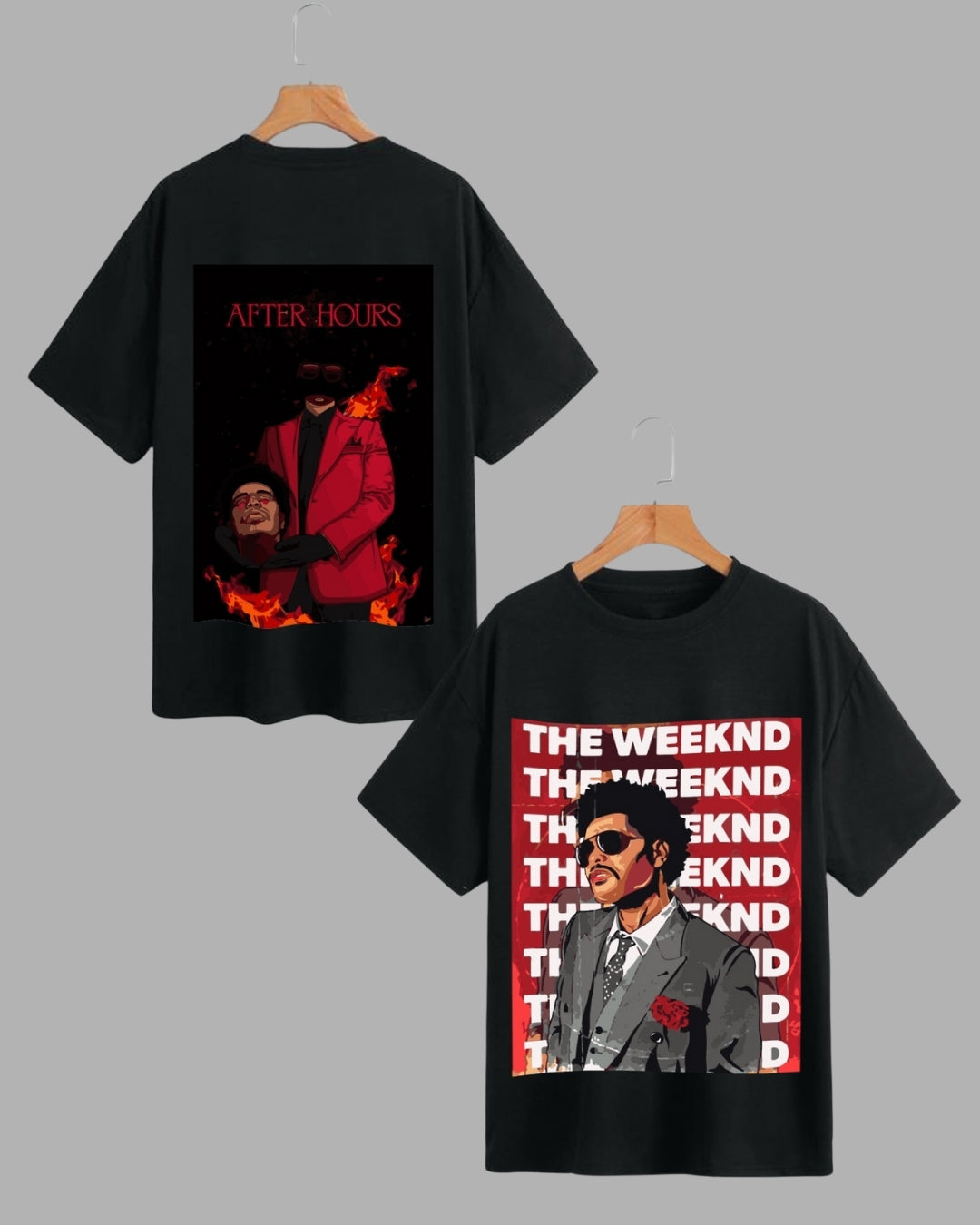 Women's Weekend Combo: The Weekend Oversized Tees - After Hours & The Weekend