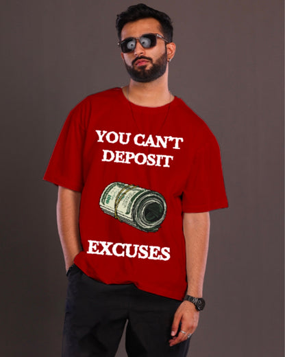 Pack of 2 Men's Oversized T-Shirt: Excuses & Eminem