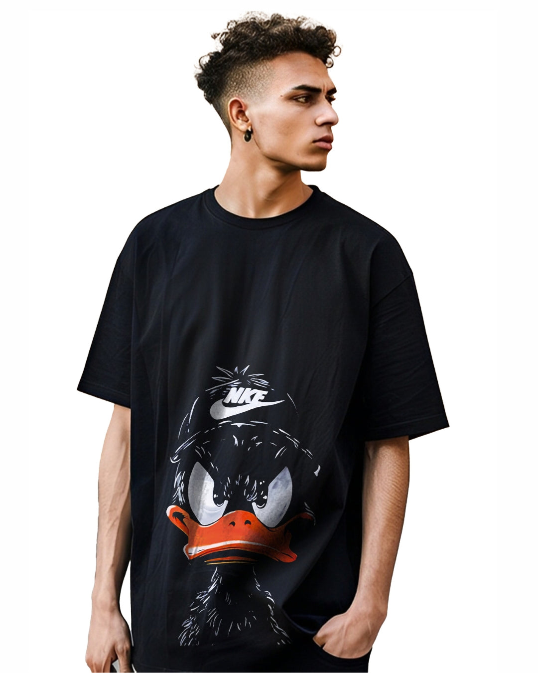 Rebel Unisex Exclusive Oversized Tee - Black