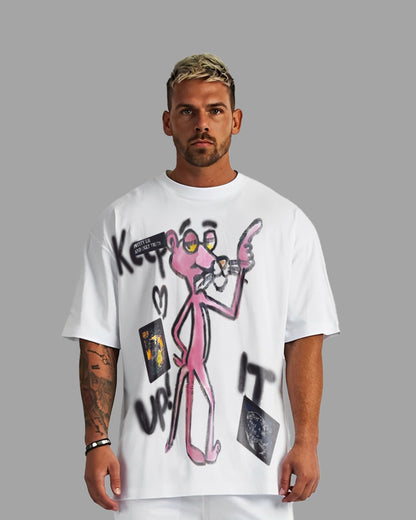 Swag Up Unisex Exclusive Oversized Tee - White