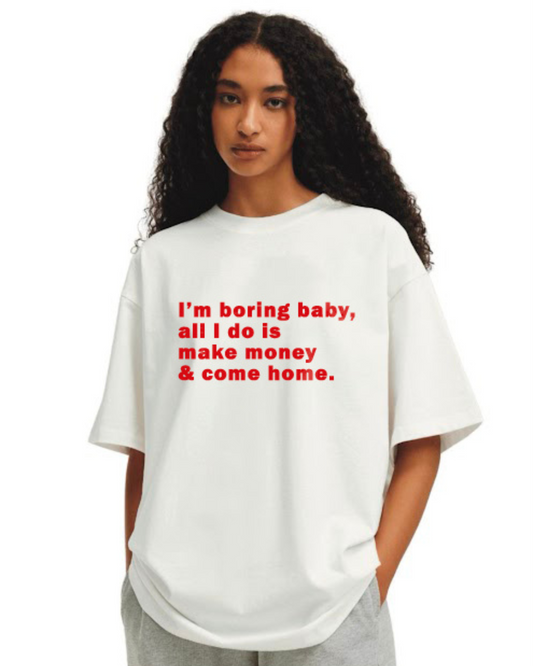 Women White Exclusive Oversized Tee -WOMEN WHITE EXCLUSIVE OVERSIZED TEE - MALAIKA EDITION(*) Malaika Edition(*)