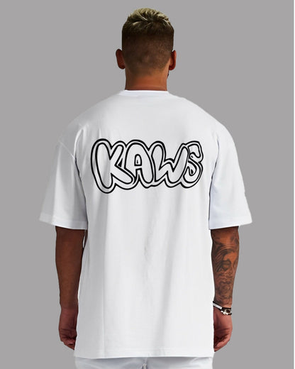 KAWS Unisex Exclusive Oversized Tee - White