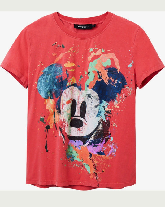 TEDDY FACE UNISEX EXCLUSIVE OVERSIZED TEE - RED