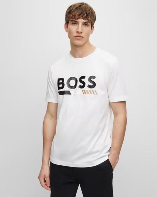 BOSS UNISEX EXCLUSIVE OVERSIZED TEE - WHITE