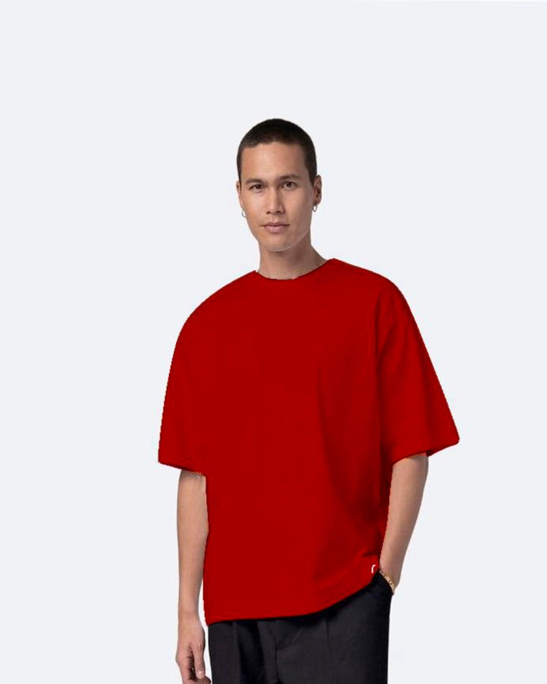 90's Shahrukh Red Urban Unisex Oversized T-Shirt