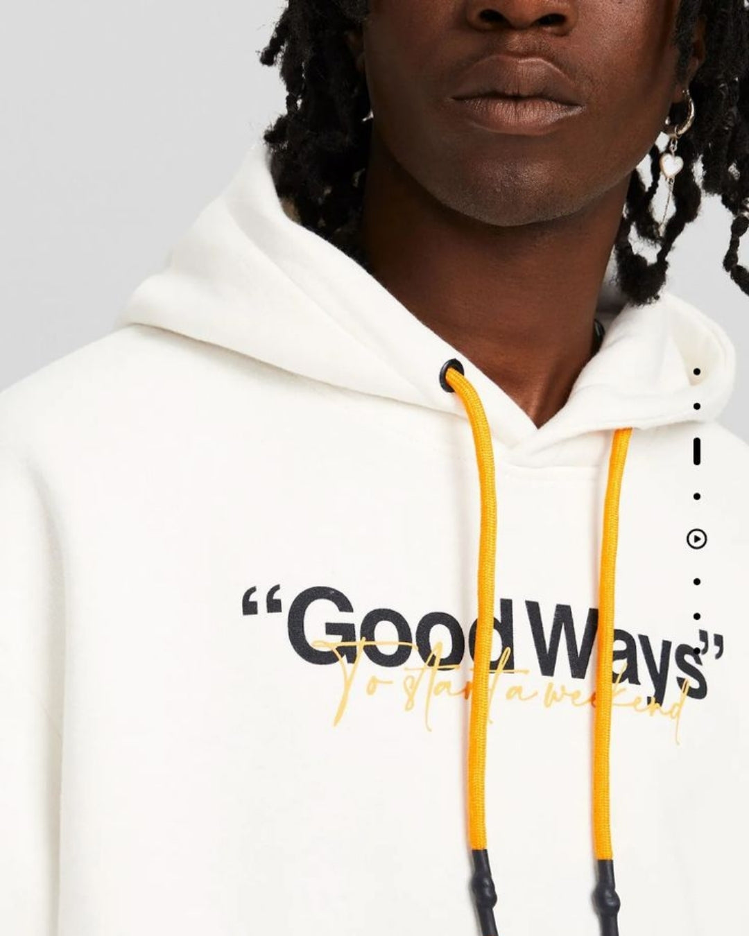 Unisex White Oversized Hoodie - Good Ways