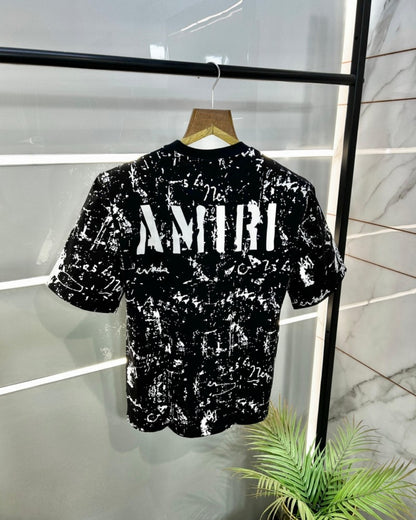 Amiri Core Unisex Exclusive Oversized Tee - Black