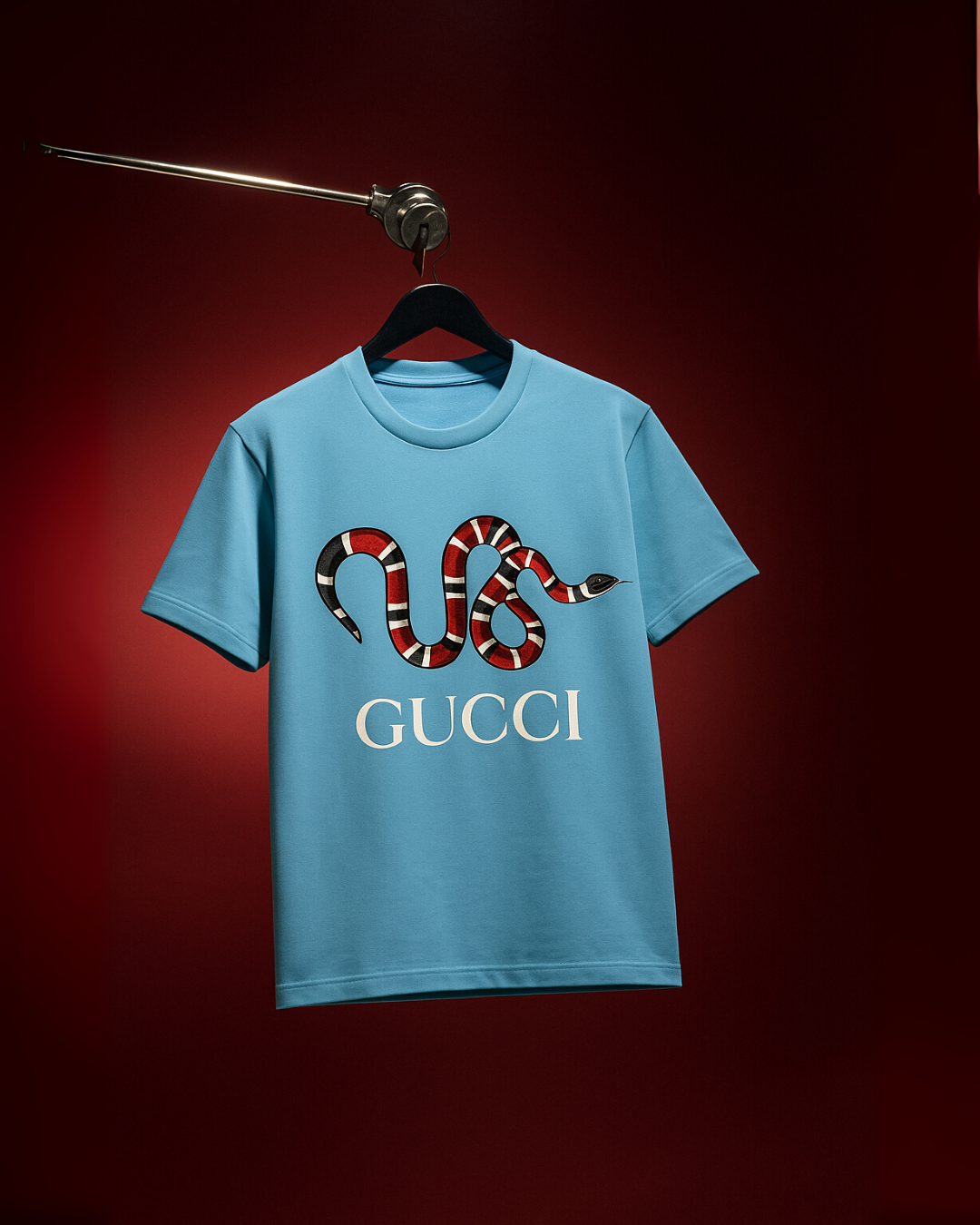 BALMAIN (RED), GUCCI SNAKE (BLUE) TEE COMBO OF 2 (*)