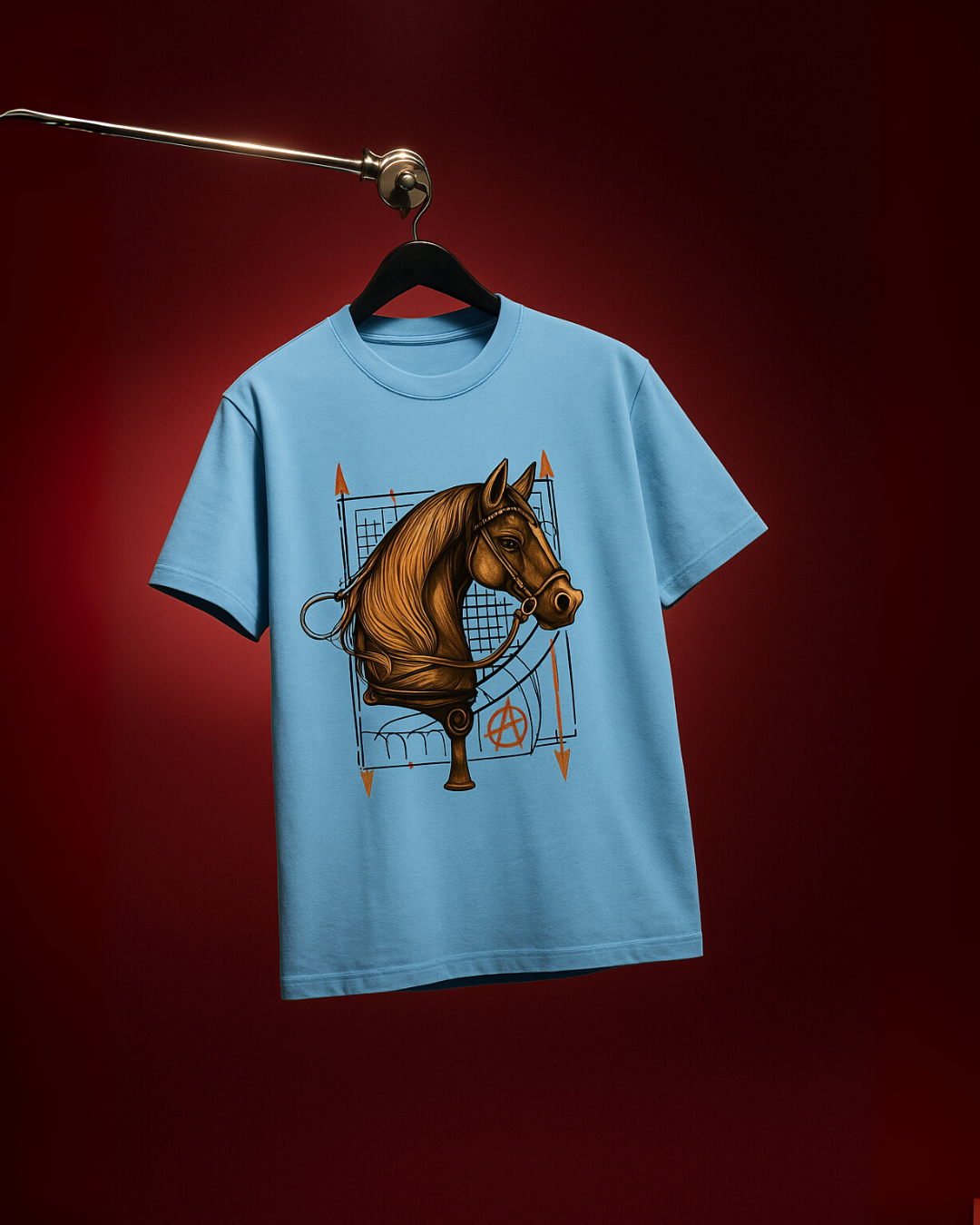 HERMESS HORSE (BLUE), MOSCHINO (PINK) TEE COMBO OF 2(*)