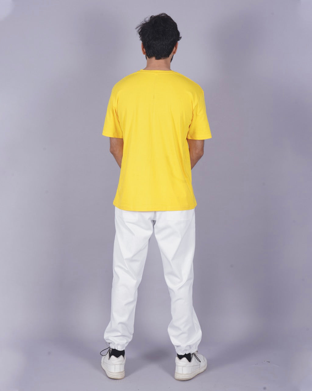 Men's Co Ord Set Oversized with Heroic Yellow Accent