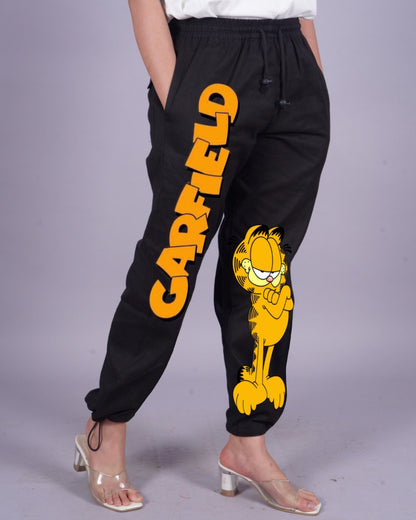 Black Adjustable Cargo Pants for Women - Garfield