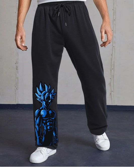 MEN'S BLUE VOLT BLACK COTTON PANT