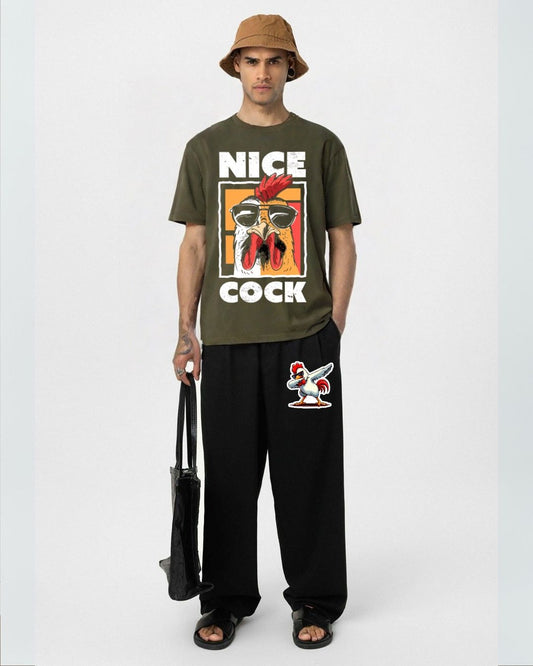 MEN'S LOUD CORDSET (OLIVE AND BLACK)