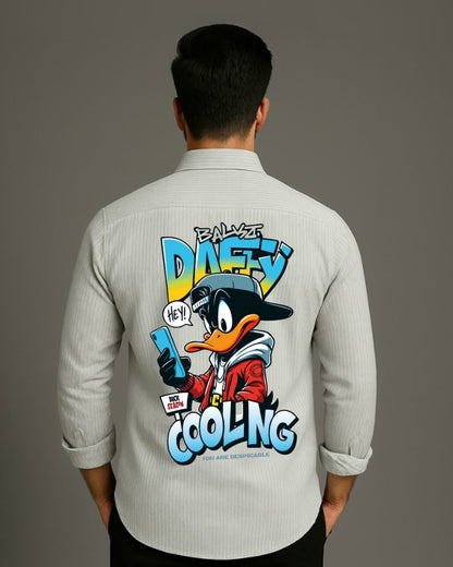 MEN'S DUCK & DODGE FULL SLEEVE  STRIPE SHIRT