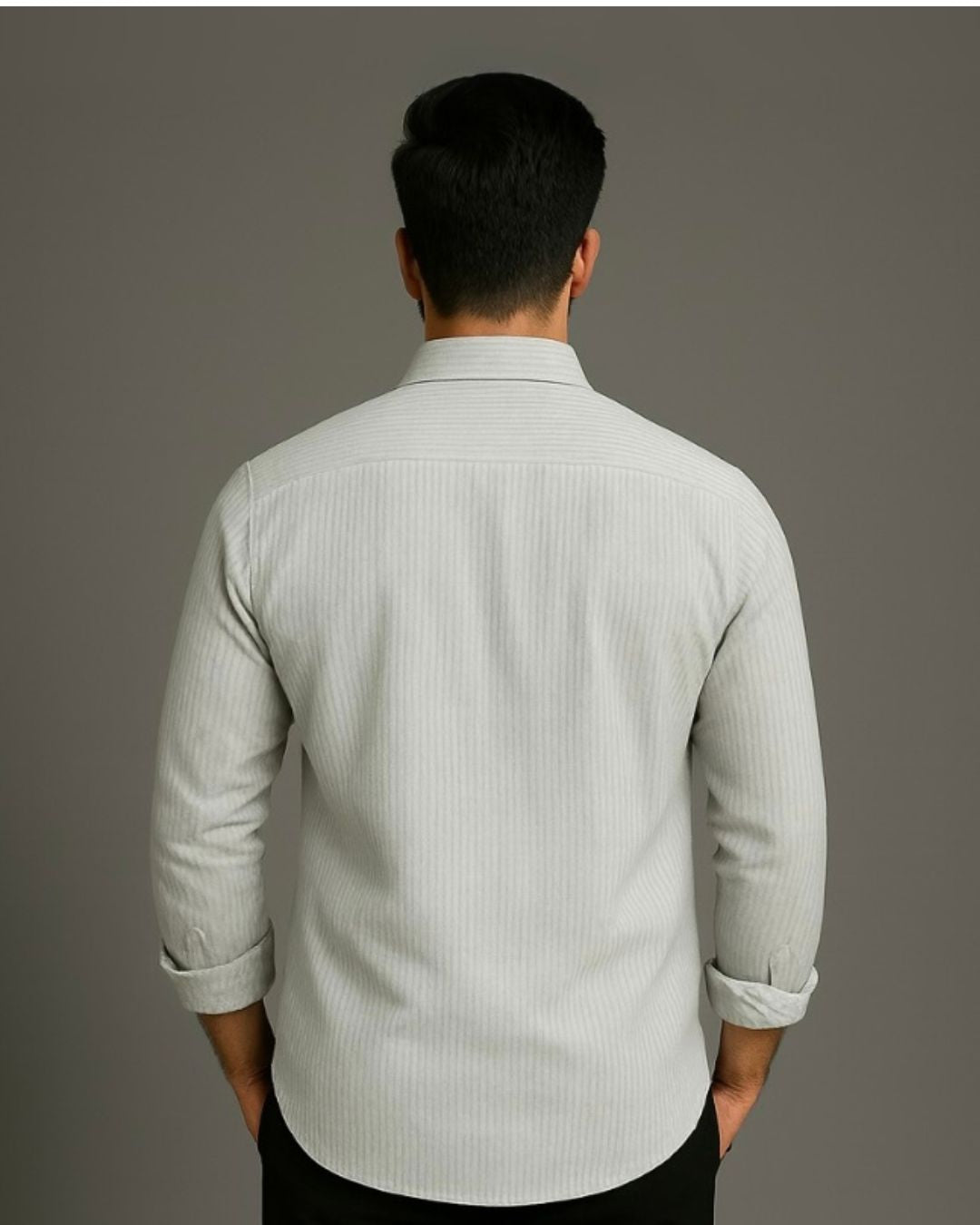 MEN'S MARLBORO  FULL SLEEVE  STRIPE SHIRT