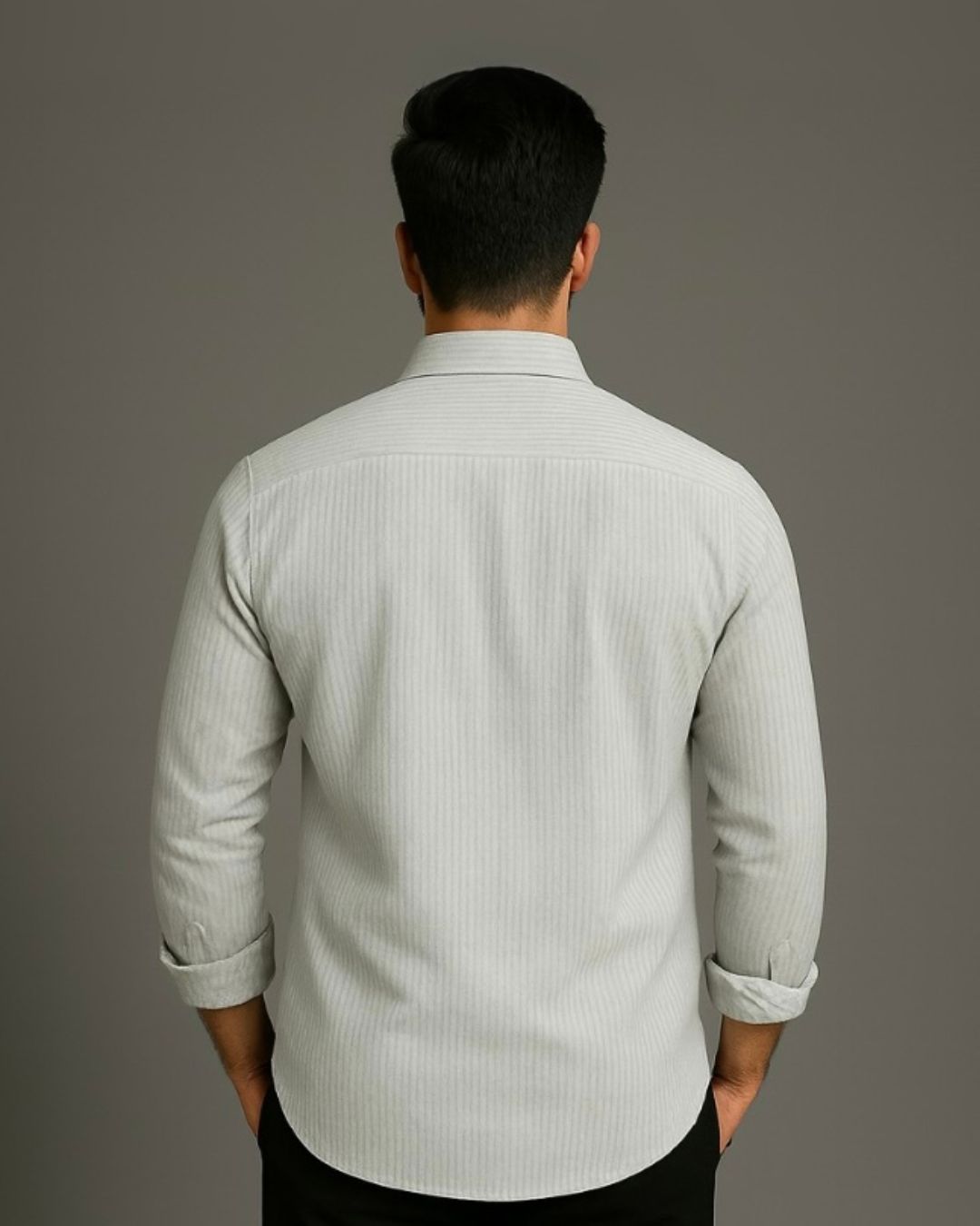 MEN'S SNOW LEO FULL SLEEVE  STRIPE SHIRT