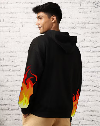 Men's Baggy Hoodie Fire Edition - Sparking Style