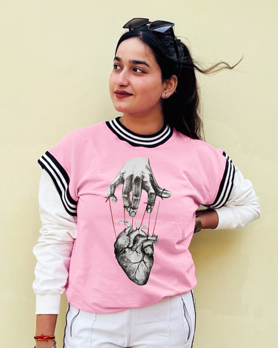 Women's Puppet Heart  Sweatshirt