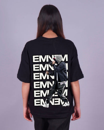 Pair of Women's Eminem Oversized Tees: Eminem Graphic & Eminem (Pack of 2)