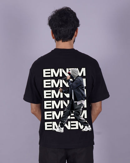 Eminem Icon: Oversized Pack of 2 Printed Tees for Dedicated Fans