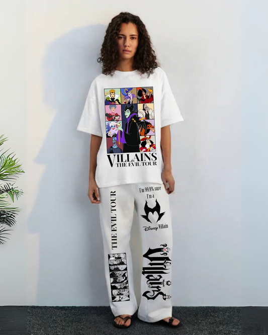 Evil icons  Women's  cordset (white-white)