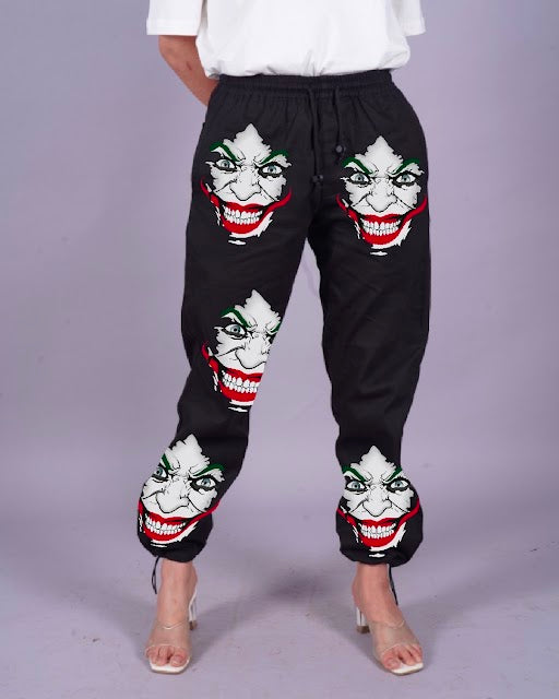 Joker Ladies' Black Adjustable Cargo Pants - Stylish Choice for Women