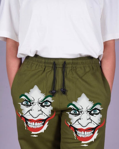 Joker Women's Olive Adjustable Cargo Pants