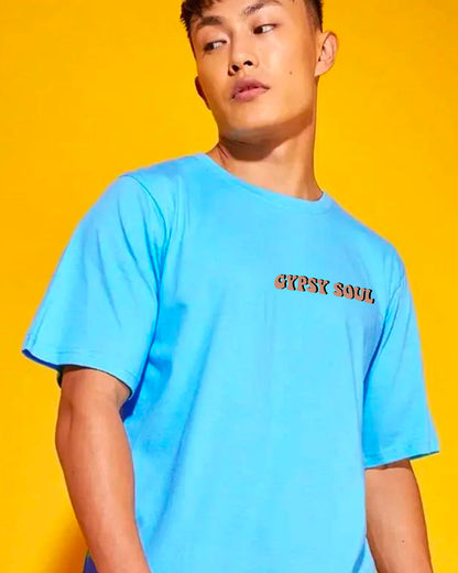 Gypsy Soul Sunflower Yellow Oversized Fit Tee for Men