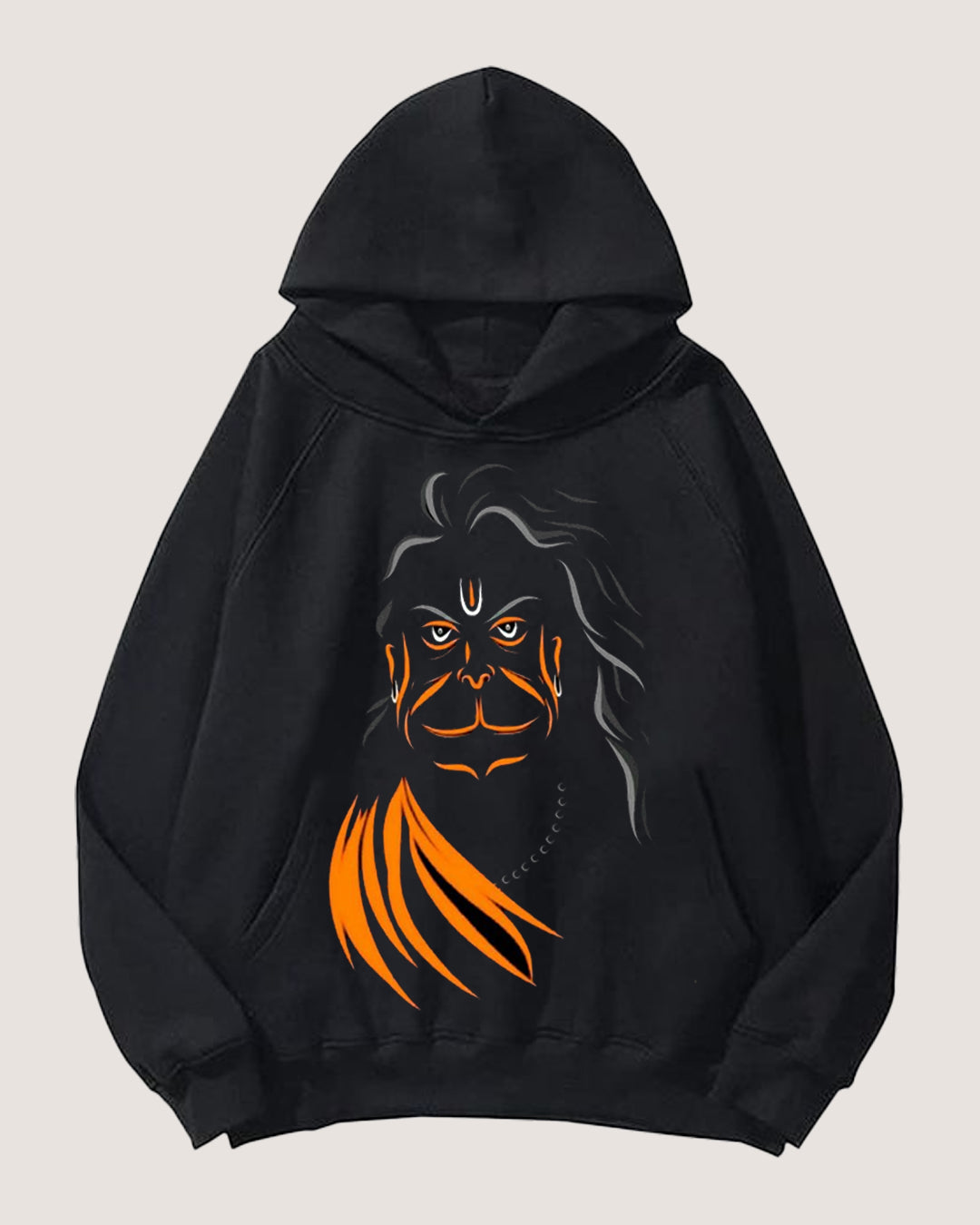 Men's Oversized Hoodie - Hanuman 2