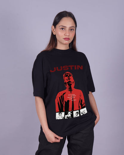 Heartbreaker & What Do You Mean: Women's Pack of 2 Justin Bieber Oversized Tops