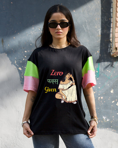 Pack of 2 Dual Sleeves T-Shirts: Krantikaari & Zero Given